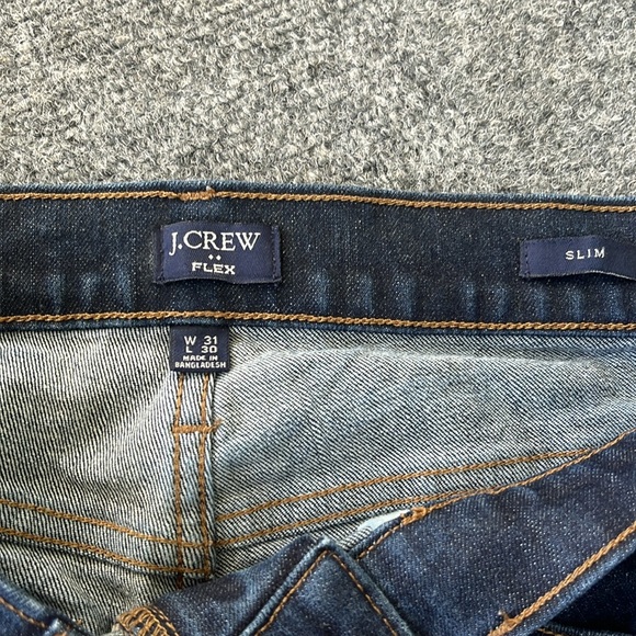 Mens dark wash slim fit j crew flex jeans size 31w 30L - Picture 2 of 3